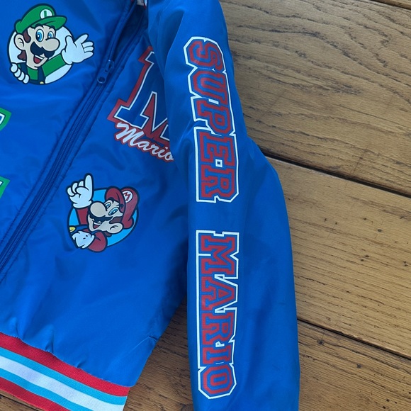 Nintendo Blue Kids Jacket with Mario and Luigi - Picture 8 of 8